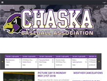 Tablet Screenshot of chaskabaseball.com